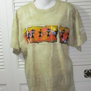 Vtg. NOS The Mountain "Southwestern" Graphics T-Shirt L